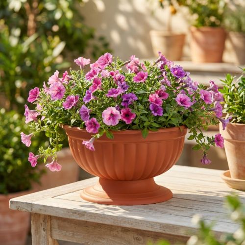 Itens Tigela com base terracota Ø26cm