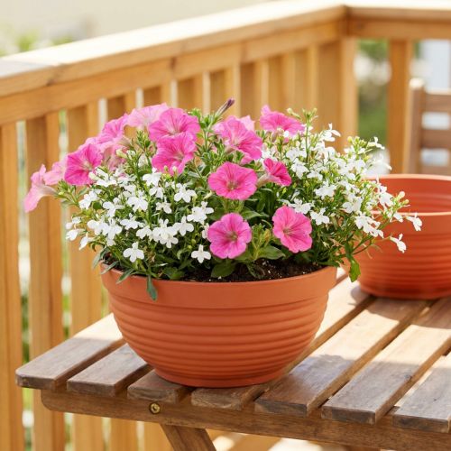 Itens R-bowl plástico terracota Ø15cm, 10 peças