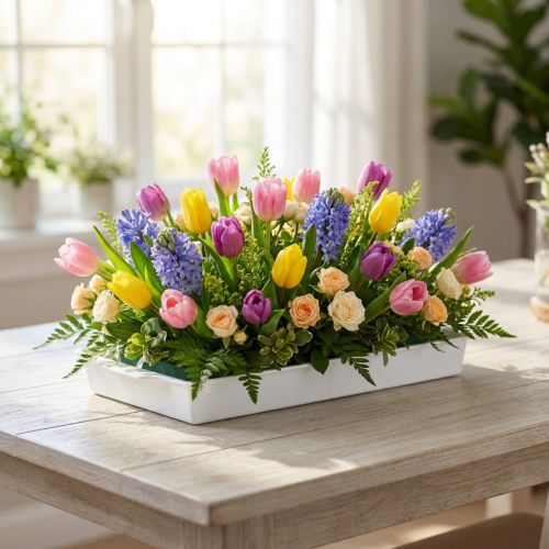 Bandeja para sanduíches OASIS® branca para arranjos florais e decoração, 23 x 11 x 2,5 cm, conjunto com 25 peças | Floristik24.pt