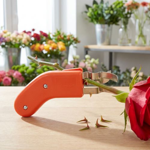 Removedor de Espinhos de Rosa em Aço Inoxidável Sem Espinhos 80ES Laranja para Floristas | Floristik24.pt