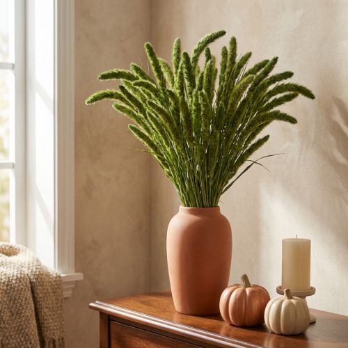 Itens Flores secas de Setaria Pumila, painço verde, 75 cm, 200 g
