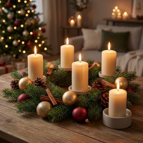 Ramos de pinheiro artificiais para decoração de Natal. | Floristik24.pt