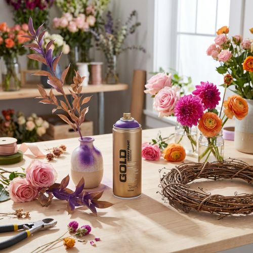 Itens Tinta spray Montana Gold Purple, 400ml