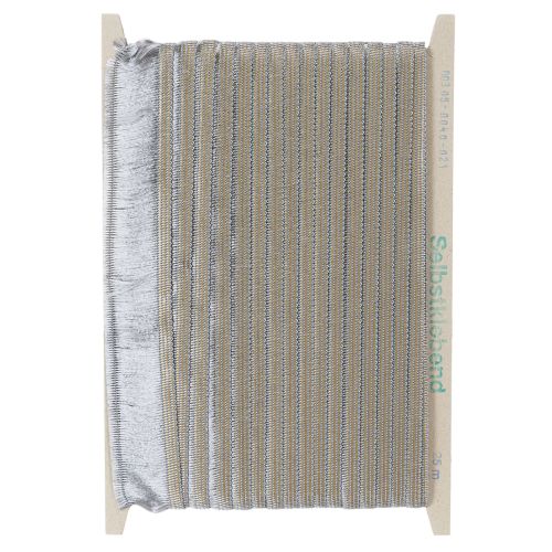 Fita adesiva prateada para franja, 25m | Floristik24.pt