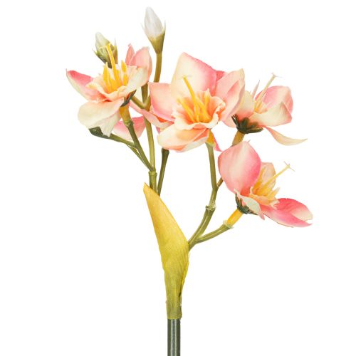 Itens Ramo decorativo florido de lírio peruano para arranjos atemporais, 33 cm, 6 peças