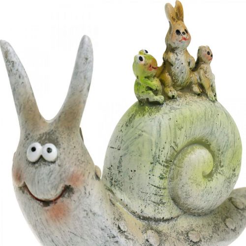 Floristik24 Caracol decorativo amigável com companheiros, primavera, decoração de mesa, caracol doméstico 2pcs