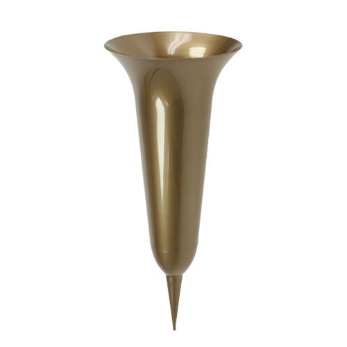 Itens Vaso túmulo ouro 40cm