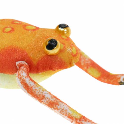 Floristik24 Sapos decorativos com pontos e arame 7,5cm 3 peças sortidas