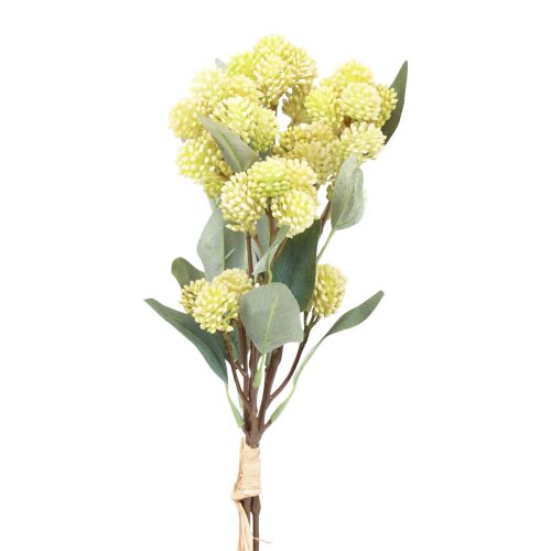 Floristik24 Galinha Gorda Verde Sedum Stonecrop Flores Artificiais 41 cm 3 unidades