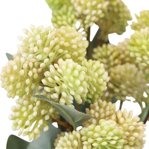 Itens Galinha Gorda Verde Sedum Stonecrop Flores Artificiais 41 cm 3 unidades