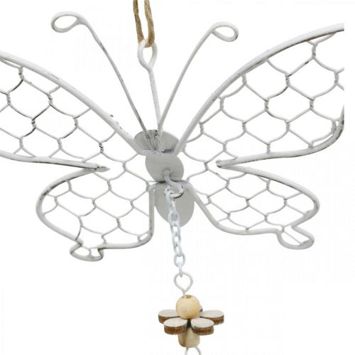 Itens Decoração de primavera, borboletas de metal, Páscoa, pingente de decoração de borboleta 2 unidades