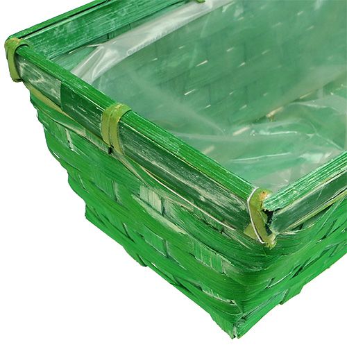 Cesta de primavera 25x13x9cm laranja, amarelo, verde 6 unidades