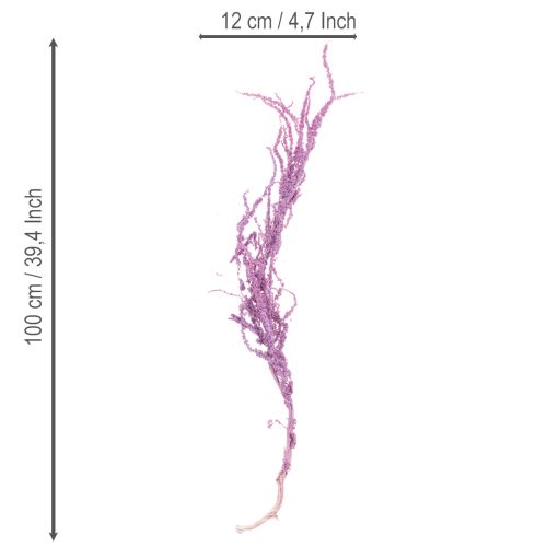 Itens Flores secas de rabo de raposa, tingidas, para decoração moderna de casa, 100 cm, 5 peças