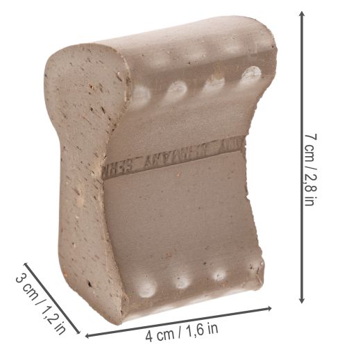 Suporte para vaso de flores, elevador prático, acessório para vasos em varandas e terraços, 7 cm, 3 peças | Floristik24.pt