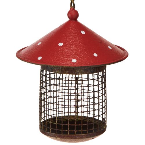 Itens Estação de alimentação para pássaros voam agaric metal para pendurar 14 cm 2 unidades