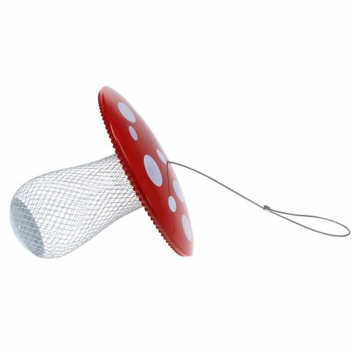 Floristik24 Cogumelo alimentar para pendurar metal Ø22cm H20cm
