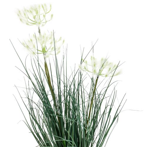 Floristik24 Flor artificial de grama de junco Flores artificiais em vaso 56cm