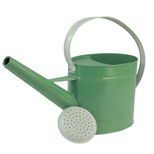 Itens Regador decorativo plantador de metal verde claro 52,5×15×30cm