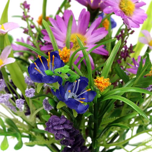 Floristik24 Buquê margarida rosa com lavanda 24cm