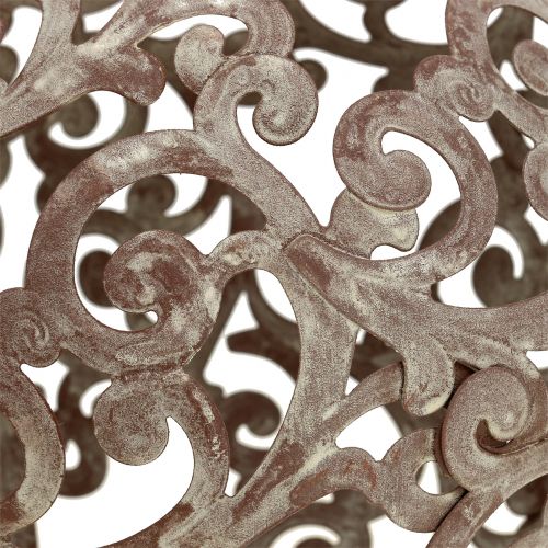 Floristik24 Decoração de jardim, grelha bola de metal Ø14cm
