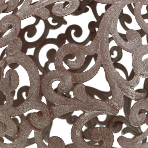 Floristik24 Decoração de jardim, grelha bola de metal Ø18,5cm