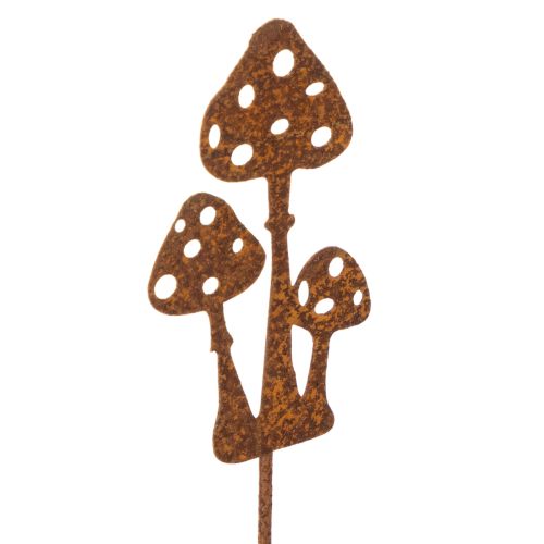 Estaca de jardim em aço corten, estaca decorativa para planta Amanita muscaria, 10 cm, 6 peças comprar | Floristik24.pt