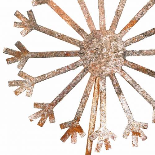 Floristik24 Tampão para jardim Dente-de-leão em aço inoxidável Ø18 Alt.88cm