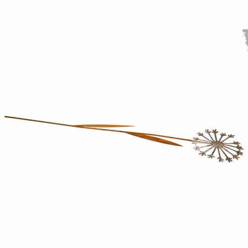 Floristik24 Tampão para jardim Dente-de-leão em aço inoxidável Ø18 Alt.88cm