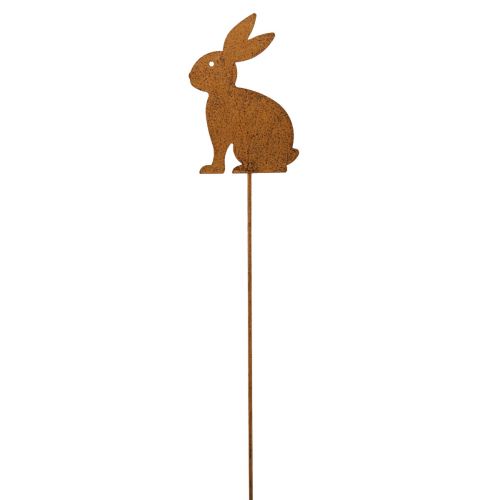 Itens Estaca de jardim coelho ferrugem decoração de jardim decoração de Páscoa 11cm × 15cm