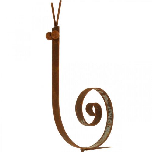 Floristik24 Estaca de jardim grande decoração de jardim de metal ferrugem H94cm