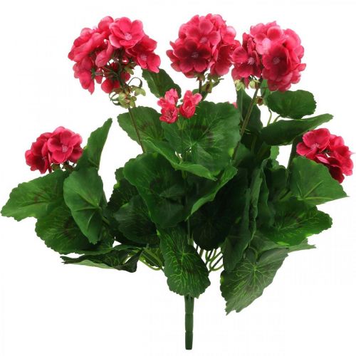Floristik24.pt Gerânio flor artificial rosa Flor de varanda artificial 7  flores H38cm - compre barato online