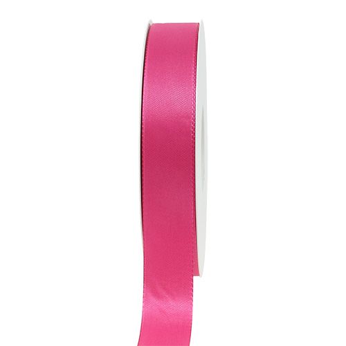 Floristik24 Fita para presente e decoração 15mm x 50m rosa