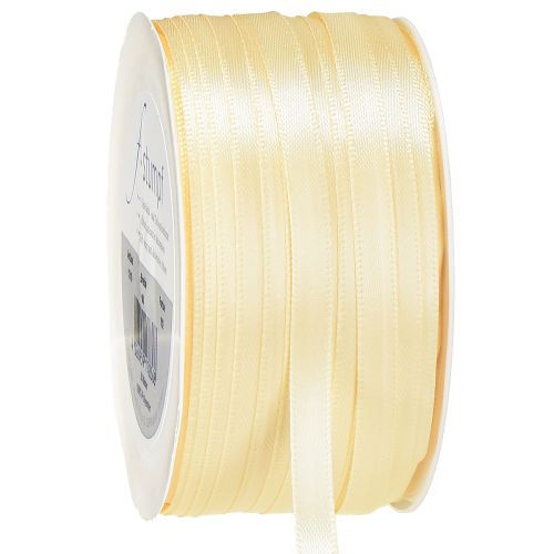 Itens Fita de presente fita decorativa creme fita de cetim 6mm × 50m