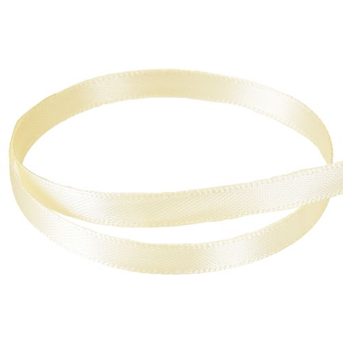 Itens Fita de presente fita decorativa creme fita de cetim 6mm × 50m