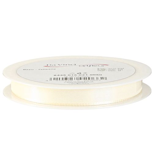 Itens Fita de presente fita decorativa fita tafetá creme 15mm 50m