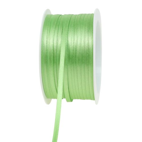 Fita de presente verde claro 3mm 50m