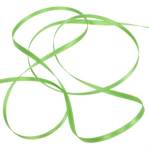 Itens Fita de presente verde claro 3mm 50m