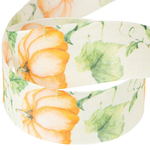 Itens Fita de presente abóbora fita outono laranja 40mm 15m