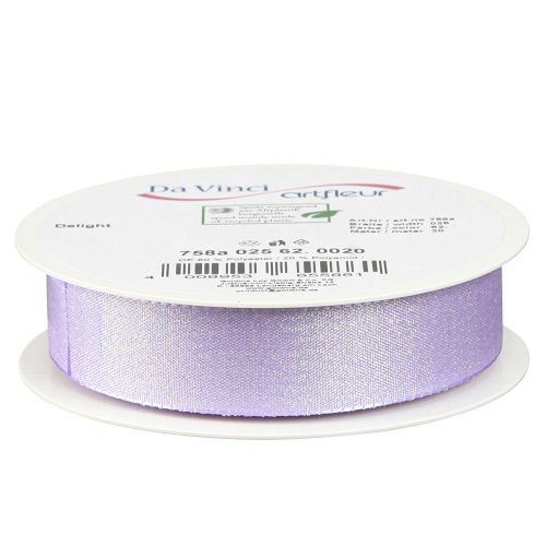 Itens Fita para presente fita decorativa de mica roxa lilás 25mm 20m