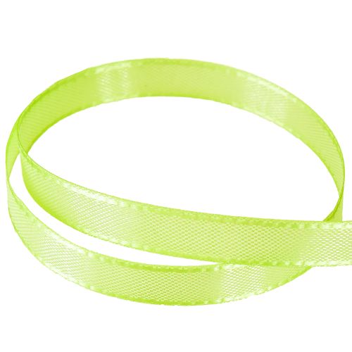 Itens Fita de presente verde limão fita decorativa fita de cetim 8mm 50m