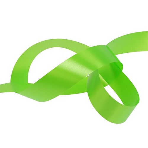 Itens Fita para presente verde limão 30mm 100m