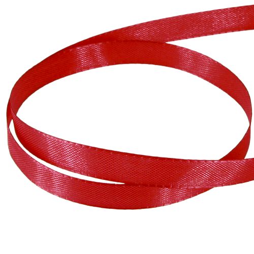 Itens Fita de presente vermelha fita decorativa fita tafetá vermelho claro 10mm 50m