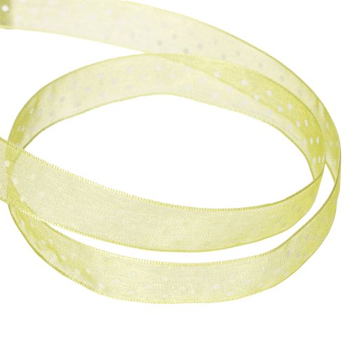 Itens Fita com estampa de bolinhas para embrulho decorativo de presentes, 1,5 cm de largura, 20 m de comprimento.