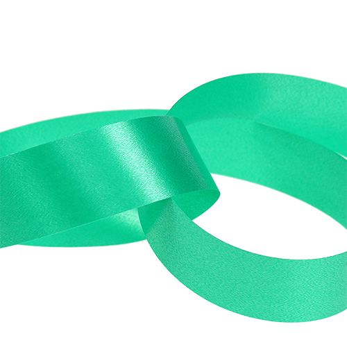 Fita para presente fita ondulada verde 25mm 100m