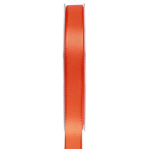 Floristik24 Fita para presente fita laranja fita decorativa 15mm 50m