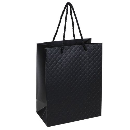 Itens Saco de presente saco de presente preto 18×10×23cm 1ud