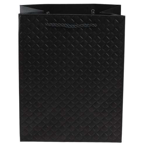 Itens Saco de presente saco de presente preto 18×10×23cm 1ud