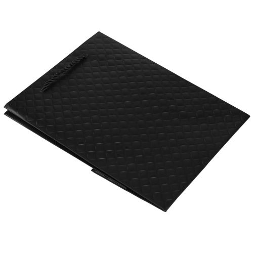 Itens Saco de presente saco de presente preto 18×10×23cm 1ud