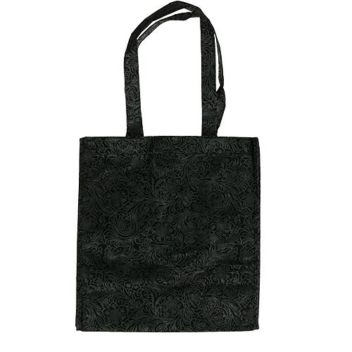Floristik24 Saco de presente preto 30cm x 33cm 1p