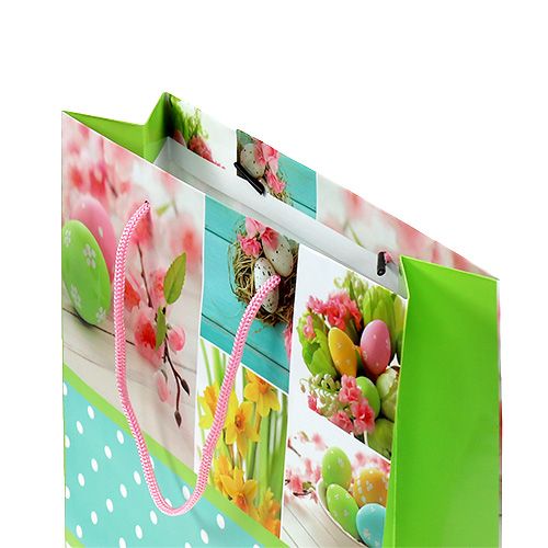 Floristik24 Saco de presente com motivo de Páscoa 18cm x 23cm 1p